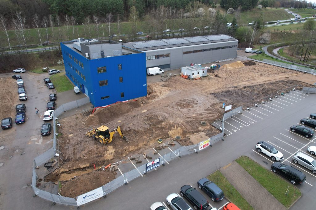 VGTU Antano Gustaičio aviacijos institutas (Linkmenų g. 28) - Higher education - construction photos