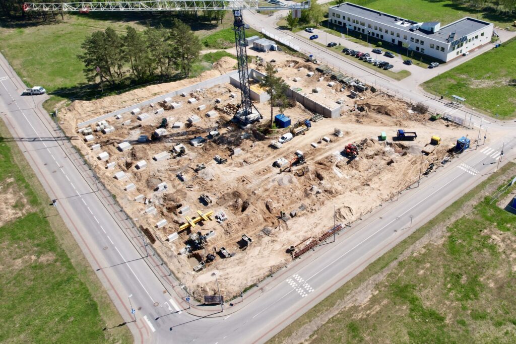 Vilniaus inovacijų parko verslo inkubatorius (Vismaliukų g. 34) - Mokslo įstaiga - statybų nuotraukos