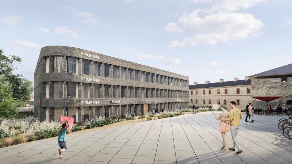 Vesilennuki 2/1, 2/2 (Vesilennuki 2/1, 2/2) - Food services, Food store, Multi apartment, Office center - visualization