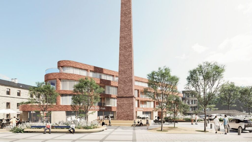 Vesilennuki 2/1, 2/2 (Vesilennuki 2/1, 2/2) - Food services, Food store, Multi apartment, Office center - visualization