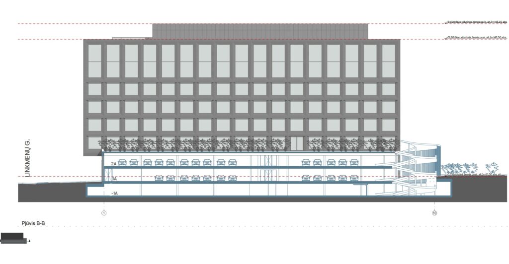 Sand Offices (Žalgirio g. 114) - Office center - visualization