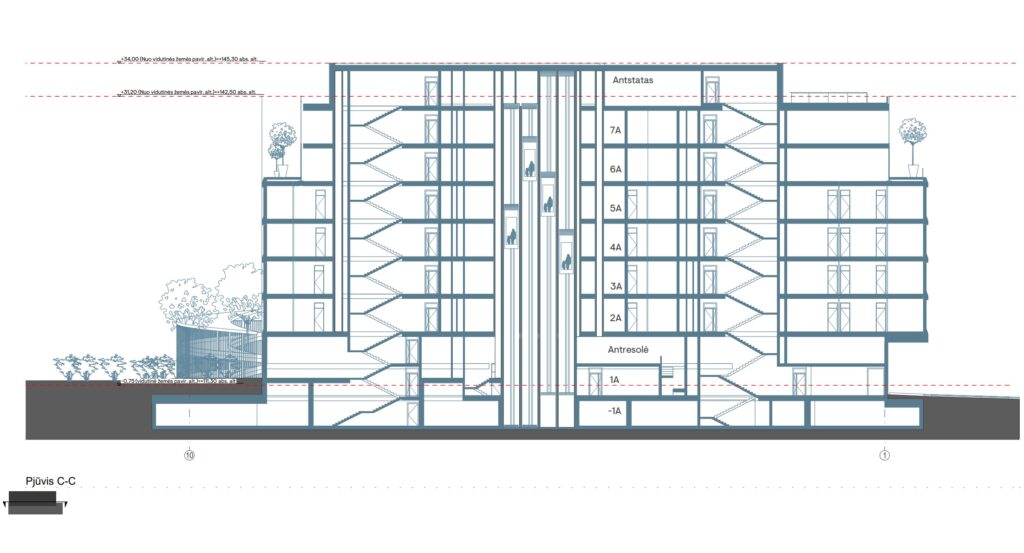 Sand Offices (Žalgirio g. 114) - Office center - visualization