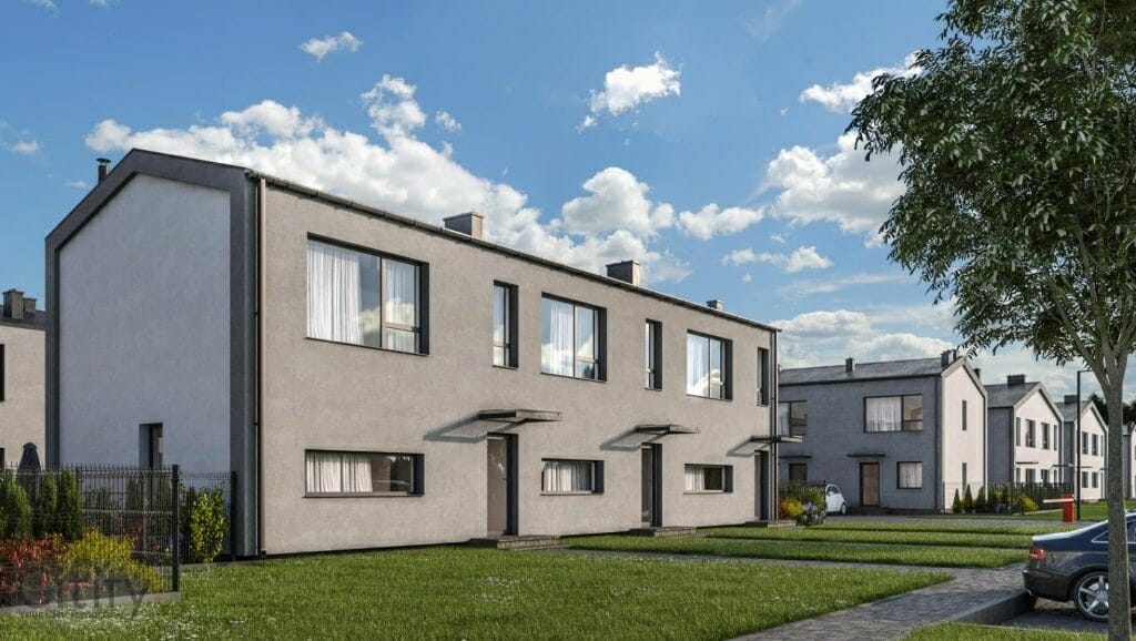 Šilainių miestelis 1 etapas (Alytaus g. 11-67) - Row housing - visualization