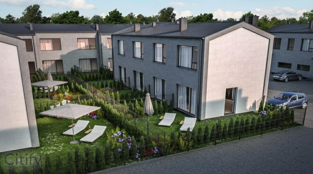 Šilainių miestelis 1 etapas (Alytaus g. 11-67) - Row housing - visualization