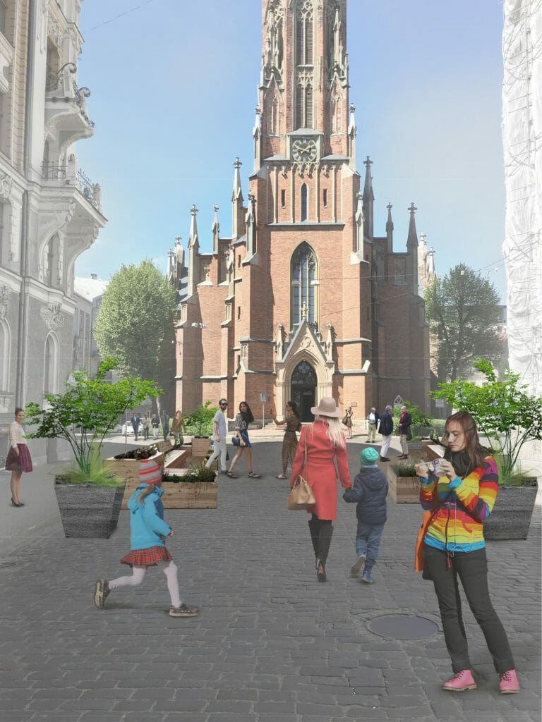 Ģertrūdes ielas seguma atjaunošana III posms (Ģertrūdes iela) - Ceļš - vizualizācija