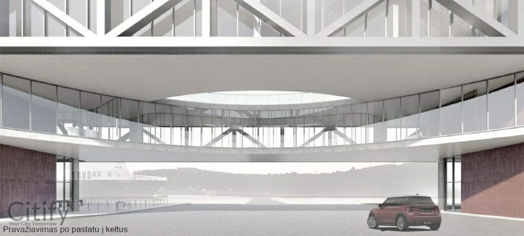 Smiltynės perkėlos terminalas ir pirsas (Nemuno g. 8) - Port / Harbour - visualization