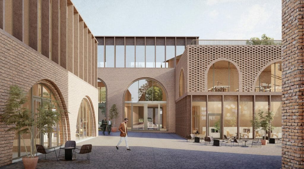 Klaipėdos dujų fabriko antrosios saugyklos atnaujinimas (Liepų g. 47, Trilapio g. 4) - Muzejs - vizualizācija