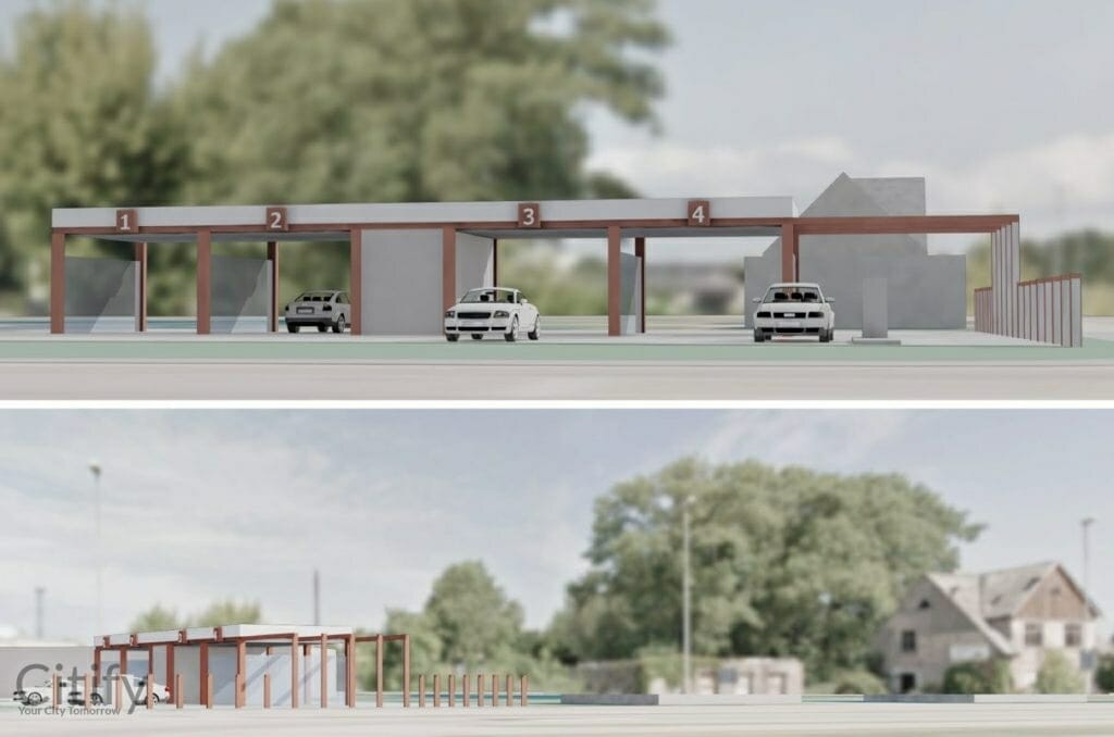 Liepų g. 71 (Liepų g. 71) - Car wash - visualization