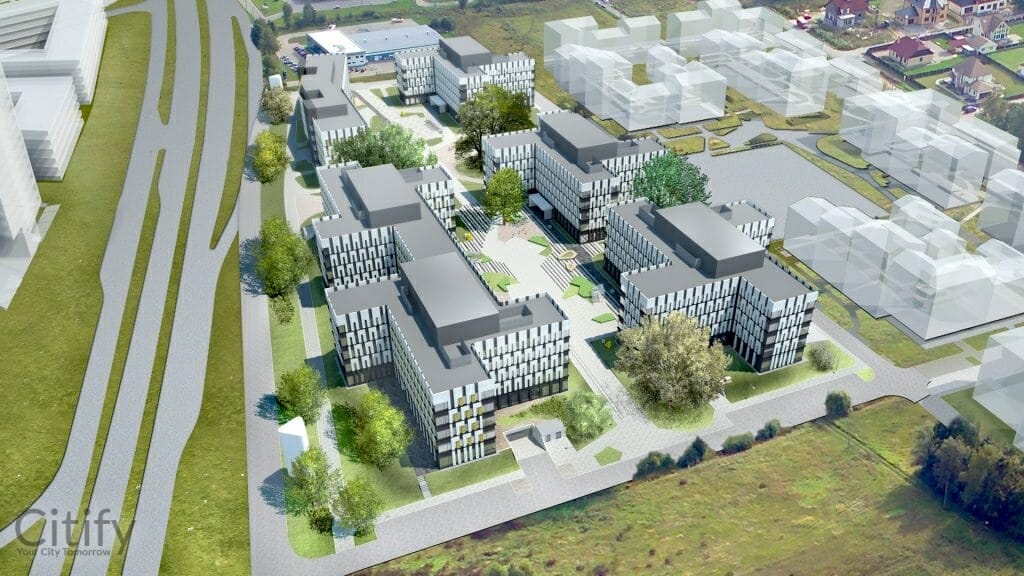 Business Garden Rīga - 2. kārta (Malduguņu iela 2A, 4A) - Biroju centrs - vizualizācija