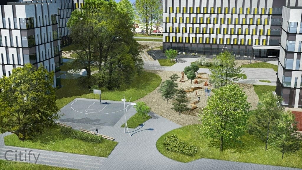 Business Garden Rīga - 2. kārta (Malduguņu iela 2A, 4A) - Biroju centrs - vizualizācija