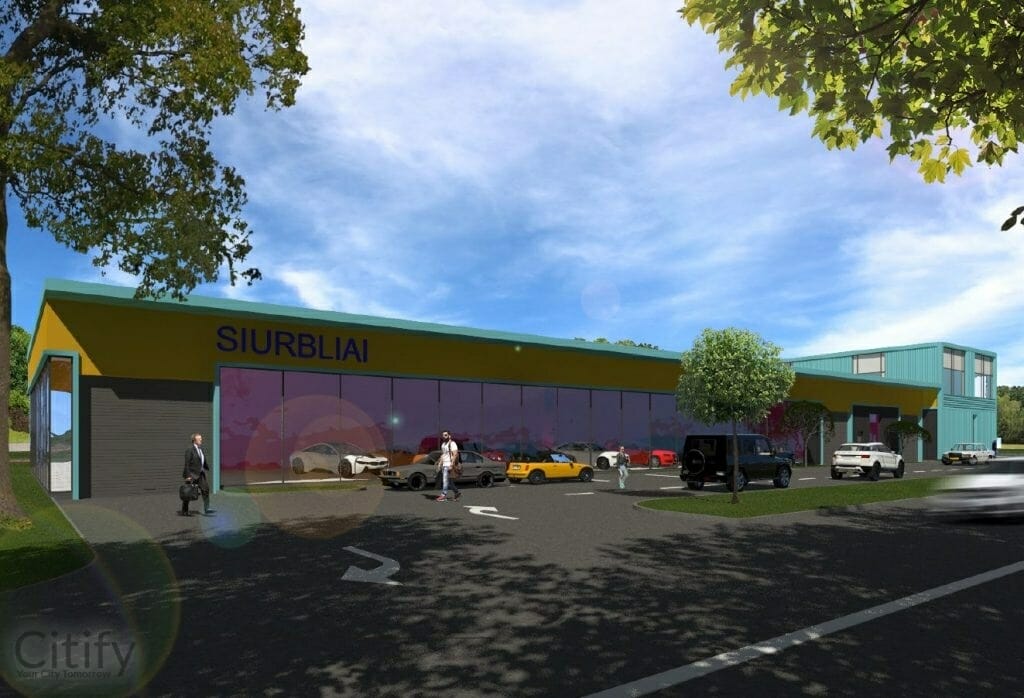 AINAVA plovykla (Minijos g. 96) - Car wash - visualization