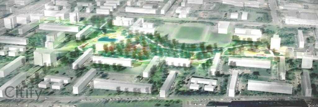 Ąžuolyno giraitė (Paryžiaus Komunos g.) - Park - visuaalne