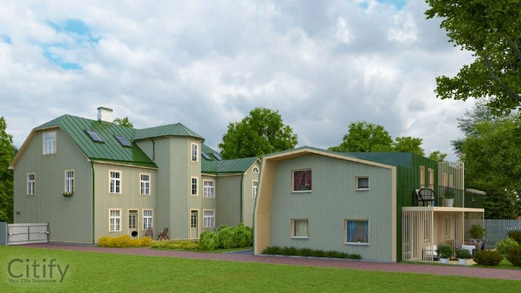 Lindemanni Villa (Pärnu mnt 285/1, 285/2) - Multi apartment - visualization