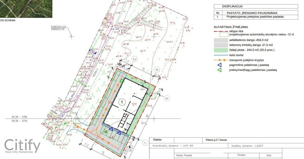 Pelesos g. 7 (Pelesos g. 7) - Non-food store - visualization