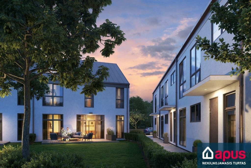 Prie skvero (Ašmenėlės g. 40) - Row housing - visualization