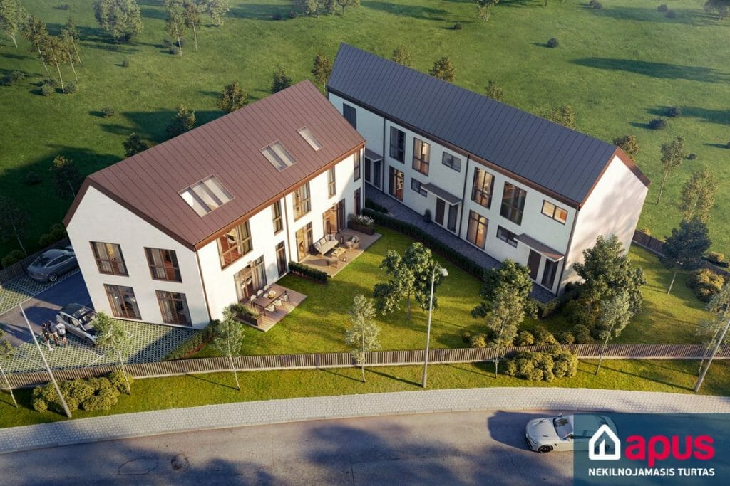 Prie skvero (Ašmenėlės g. 40) - Row housing - visualization