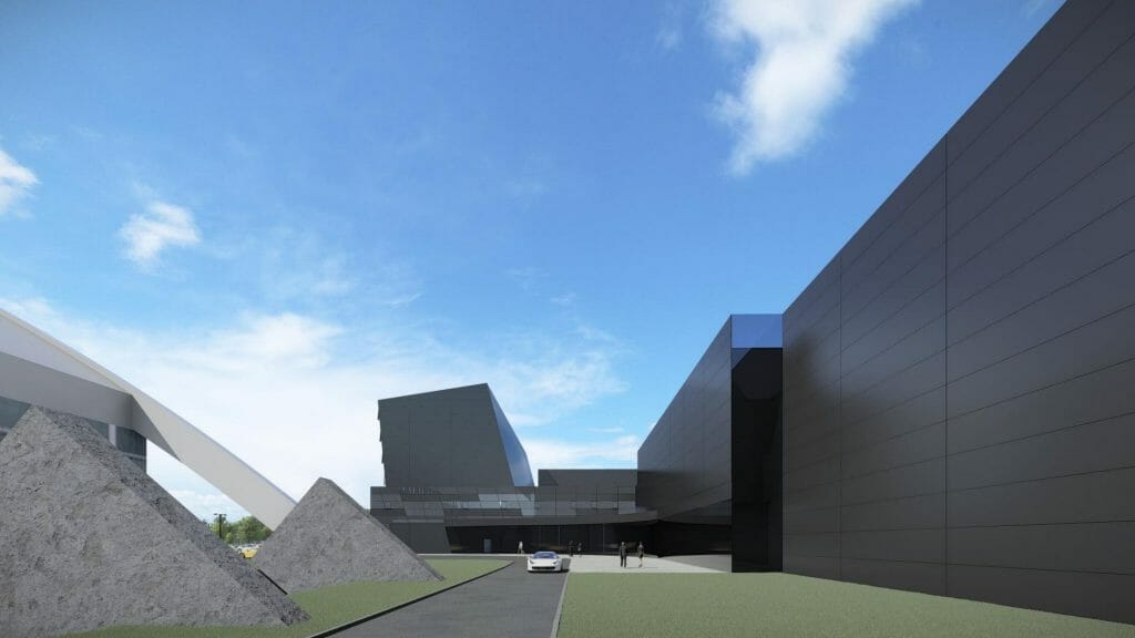 SEB arenos plėtra (Ąžuolyno g. 7) - Sports arena - visualization