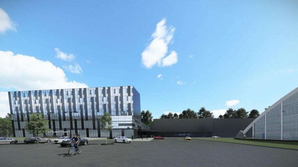 SEB arenos plėtra (Ąžuolyno g. 7) - Sports arena - visualization