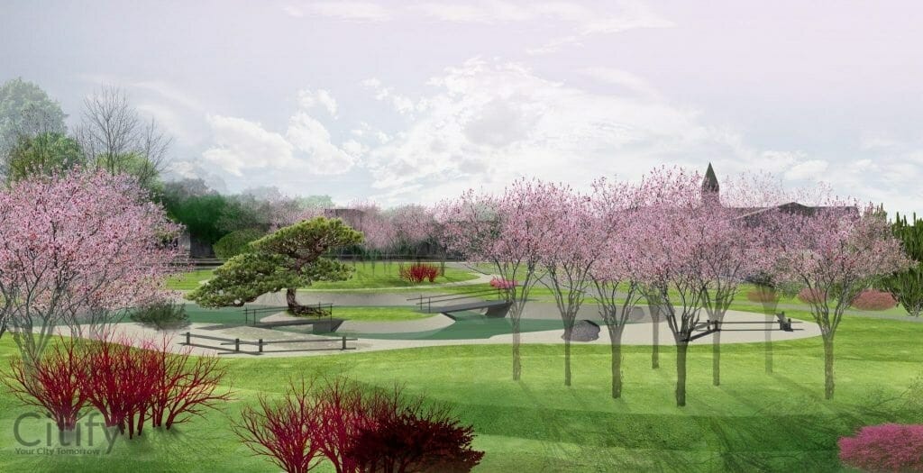 Sakurų parkas (Taikos pr. 70B) - Park - visuaalne