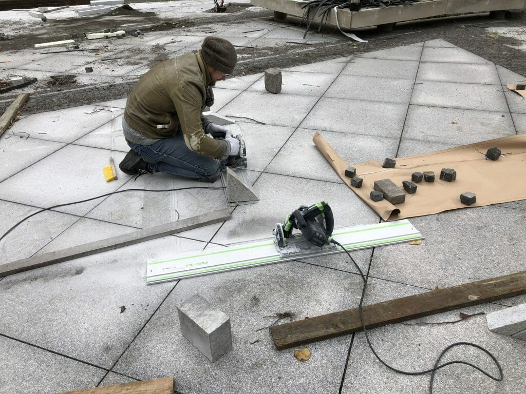 Ferdinando skveras (Jūros g., Gegužės g., Bokštų g., Krovėjų g.) - Square - construction photos