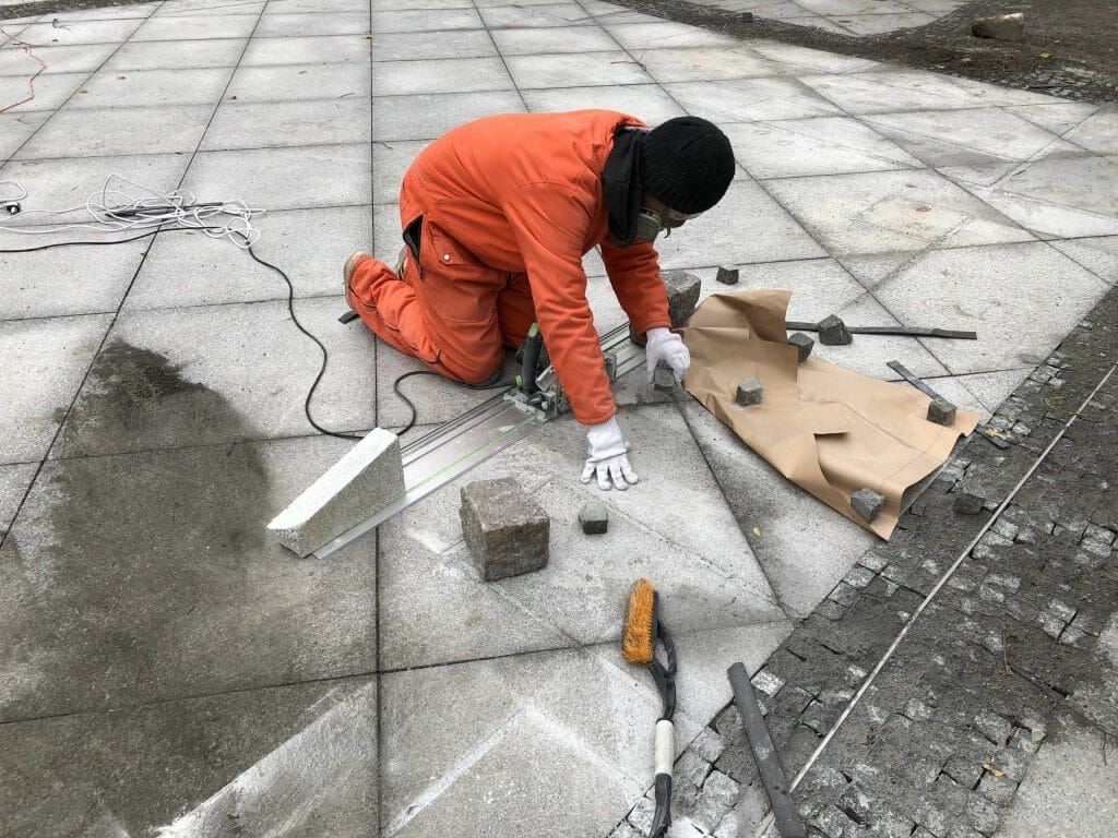 Ferdinando skveras (Jūros g., Gegužės g., Bokštų g., Krovėjų g.) - Square - construction photos