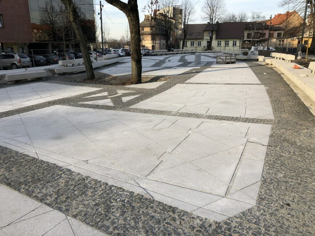 Ferdinando skveras (Jūros g., Gegužės g., Bokštų g., Krovėjų g.) - Square - construction photos