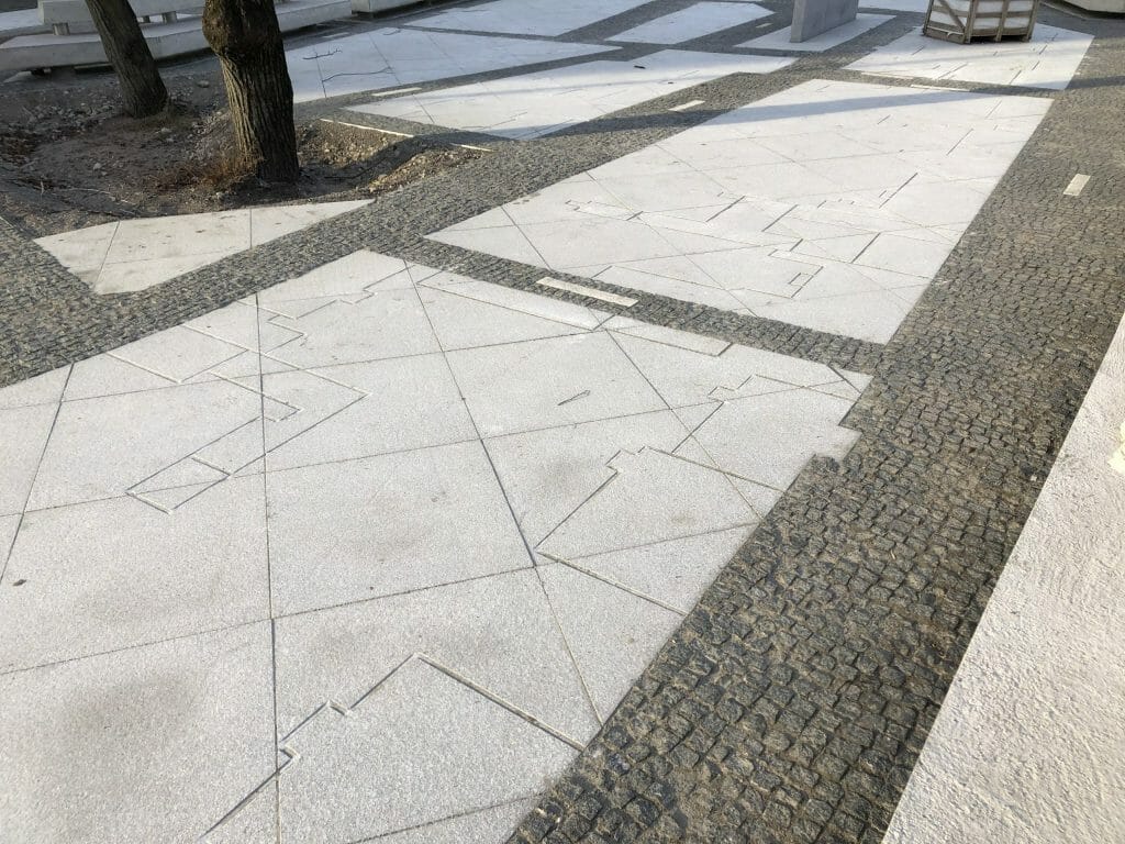 Ferdinando skveras (Jūros g., Gegužės g., Bokštų g., Krovėjų g.) - Square - construction photos