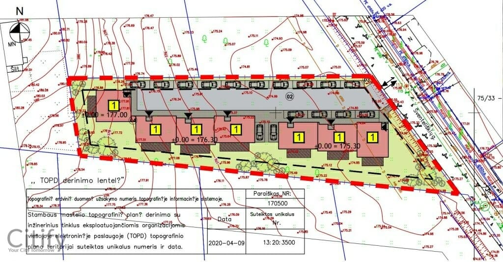 Šventeliškių g. 18 (Šventeliškių g. 18) - Row housing - visualization