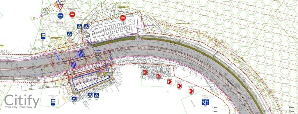 Tunelio g. rekonstrukcija (Tunelio g.) - Iela - vizualizācija
