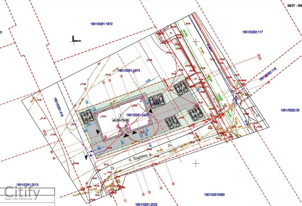 V. Šiugždinio g. 17 (V. Šiugždinio g. 17) - Sublokuoti namai - vizualizacija