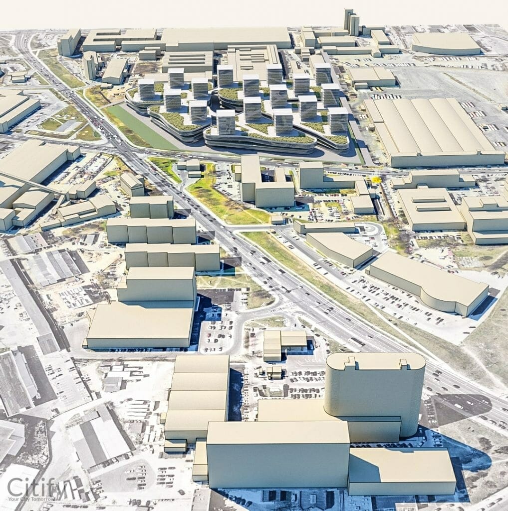 Verkių g. 50 (Verkių g. 50) - Daugiabutis, Verslo centras - vizualizacija