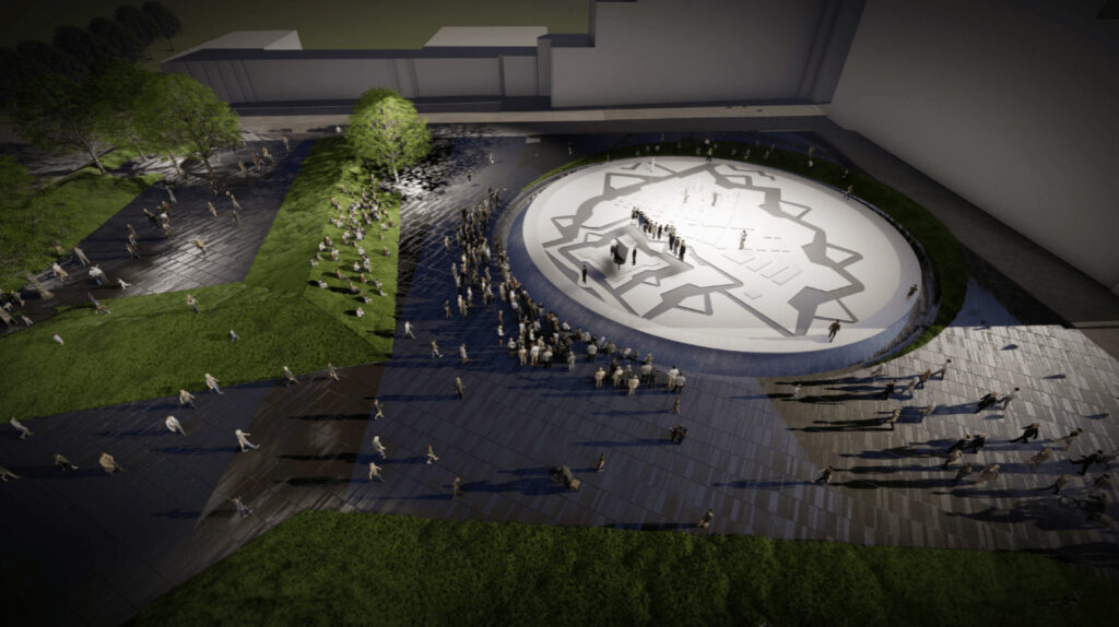 Atgimimo aikštė (Danės g. 17B, Danės g. 17C) - Park, Parkimishoone - visuaalne