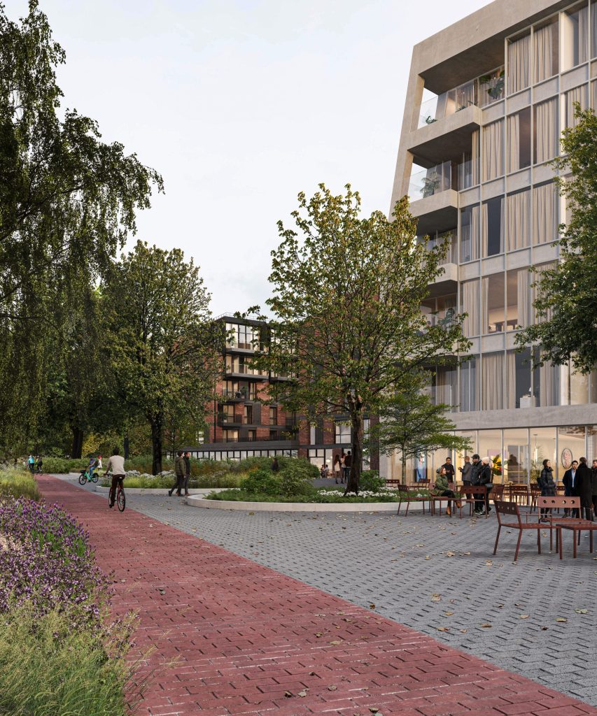 Bastionų namai | 2 etapas (Gluosnių g. 11, 13, 15, 17) - Multi apartment - visualization