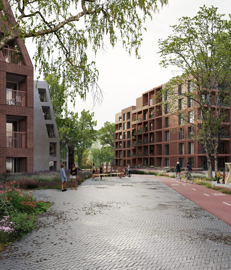 Bastionų namai | 2 etapas (Gluosnių g. 11, 13, 15, 17) - Multi apartment - visualization