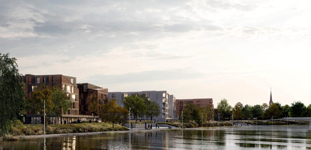 Bastionų namai | 2 etapas (Gluosnių g. 11, 13, 15, 17) - Multi apartment - visualization