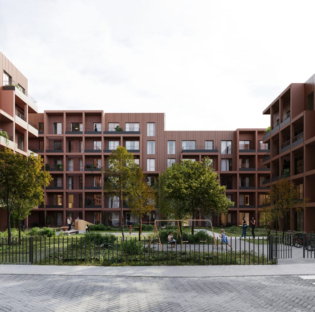 Bastionų namai | 2 etapas (Gluosnių g. 11, 13, 15, 17) - Multi apartment - visualization