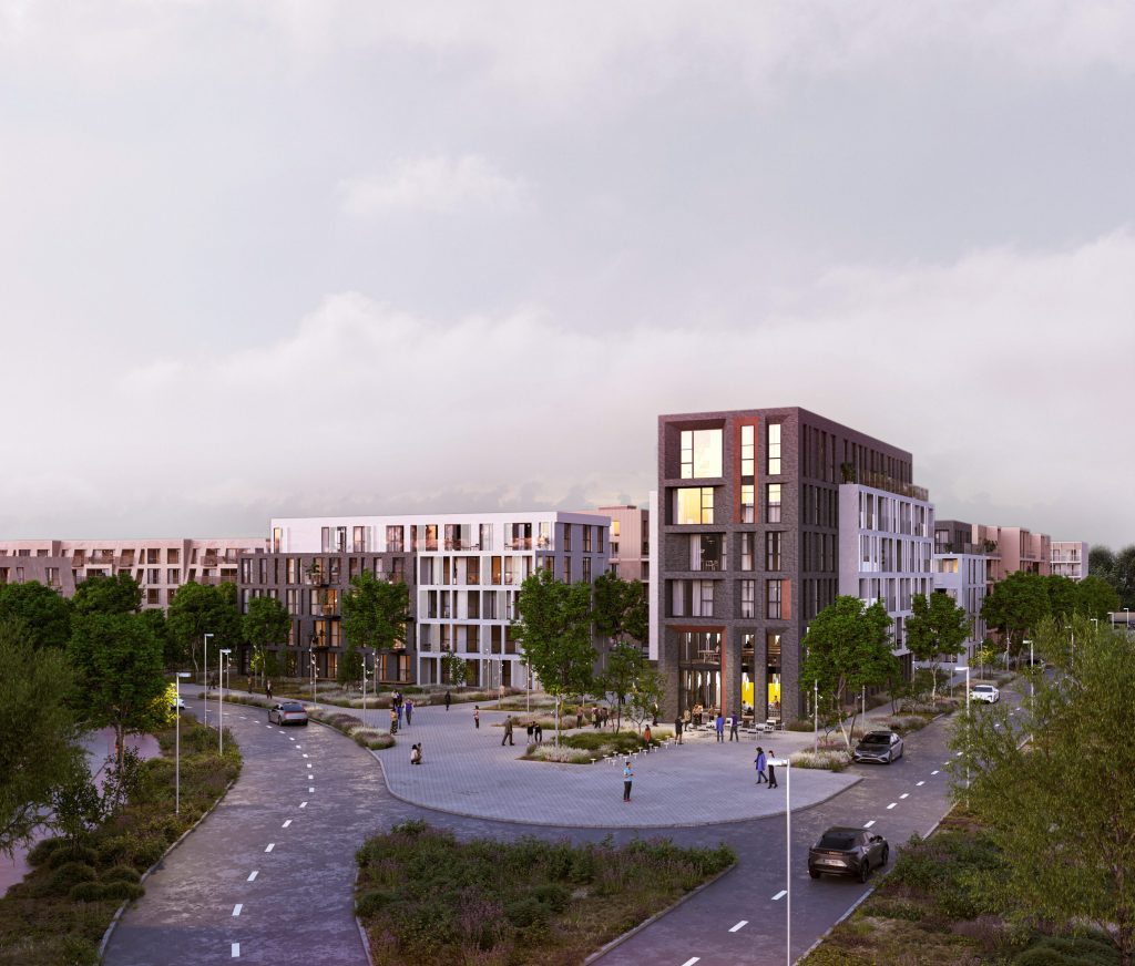 Bastionų namai | 2 etapas (Gluosnių g. 11, 13, 15, 17) - Multi apartment - visualization