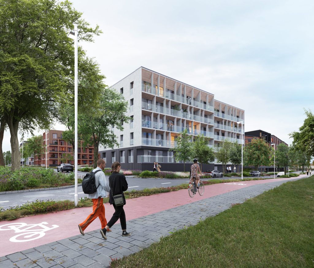 Bastionų namai | 2 etapas (Gluosnių g. 11, 13, 15, 17) - Multi apartment - visualization