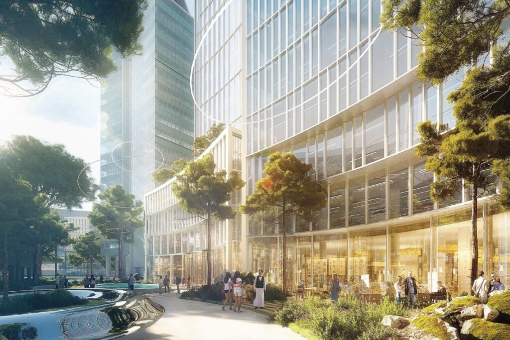 Burė 4 (Lvovo g. 25) - Verslo centras - vizualizacija