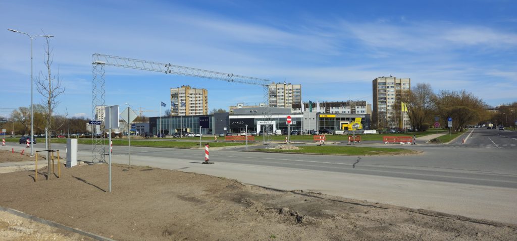 Krustojumu pārbūve Skanstes ielā - 1. kārtā - Skanstes un Zirņu ielas krustojuma pārbūve (Skanstes iela) - Ceļš - būvdarbu attēli