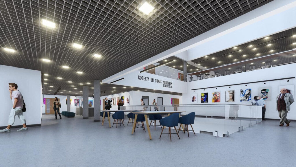 Latvijas Universitātes Akadēmiskais centrs - 3.kārta - Rakstu māja (Jelgavas iela 1) - Higher education - visualization