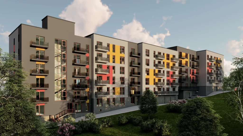 Monopolio namai (Kaminkelio g. 29) - Multi apartment - visualization