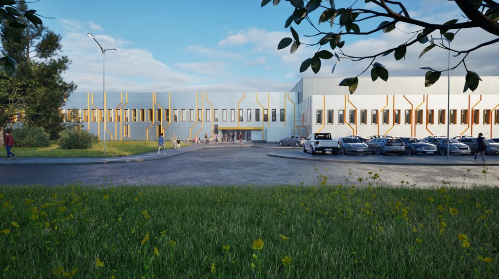 Haabersti jäähalli laiendus (Kaeravälja 8 / Haabersti 3) - Sports arena - visualization