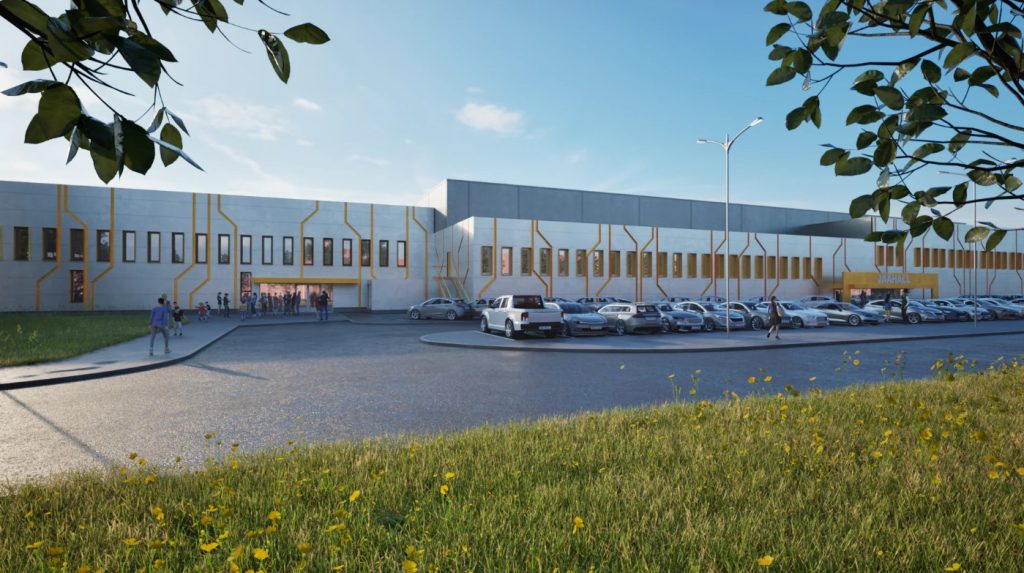 Haabersti jäähalli laiendus (Kaeravälja 8 / Haabersti 3) - Sports arena - visualization