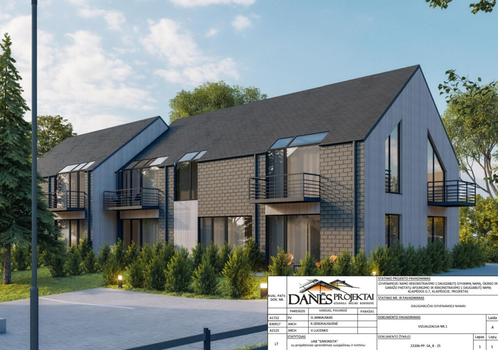 Klaipėdos g. 7 (Klaipėdos g. 7) - Multi apartment - visualization