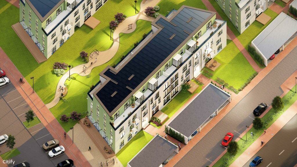 Liepų terasos | 1 etapas (A, B namai) (Arimų g. 64) - Multi apartment - visualization