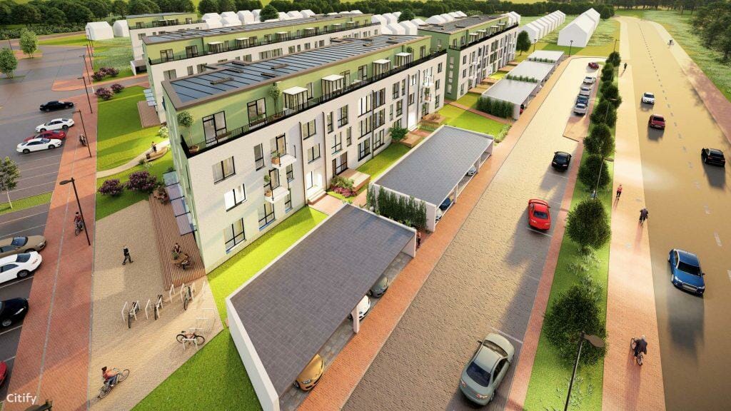 Liepų terasos | 1 etapas (A, B namai) (Arimų g. 64) - Multi apartment - visualization