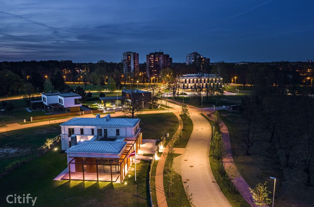 Mežaparka rezidences (Jaunā Mežaparka iela, Ķelnes iela, Georga Kūfalta iela) - Land plots - construction photos
