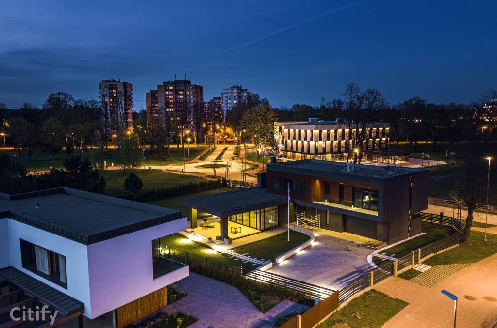 Mežaparka rezidences (Jaunā Mežaparka iela, Ķelnes iela, Georga Kūfalta iela) - Land plots - construction photos