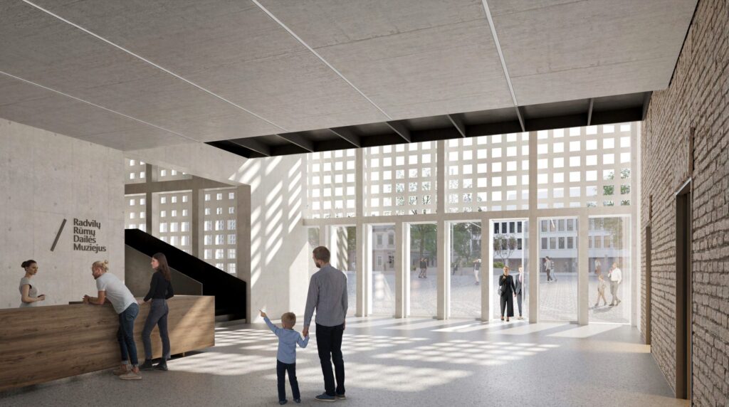 Radvilų rūmų rekonstrukcija (Vilniaus g. 24) - Museum - visualization